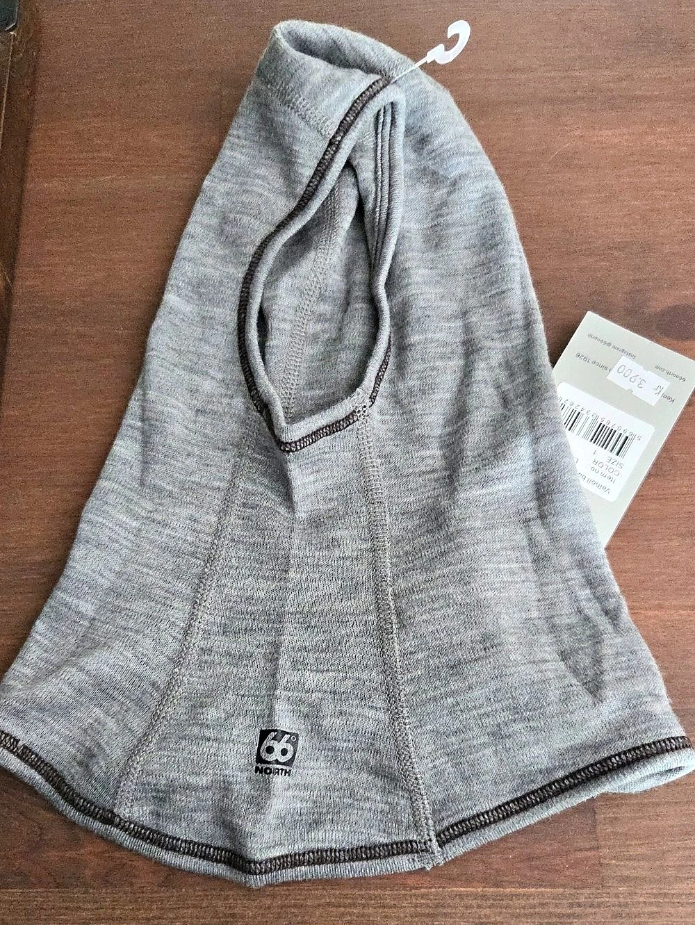 66°North Valhöll Balaclava Gray NWT